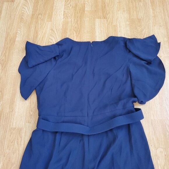 Eliza J Flutter Sleeve Jumpsuit size in Navy - NEW - Picture 8 of 10